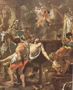 LE BRUN, Charles The Martyrdom of St John the Evangelist at the Porta Latina (mk08) painting